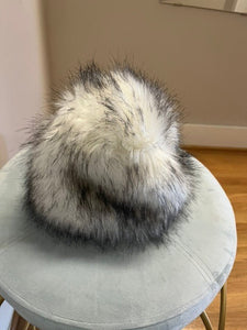 Faux Fur Puff Winter Hat, size OSFM  #1445