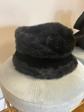 Load image into Gallery viewer, Faux Fur Bucket Hat, size OSFM  #1444
