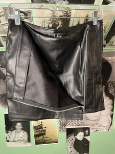 Lulus Faux Leather Mini, size L. #936