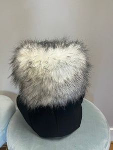 Faux Fur Puff Winter Hat, size OSFM  #1445