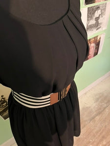 Black Mini Dress, size S  #342