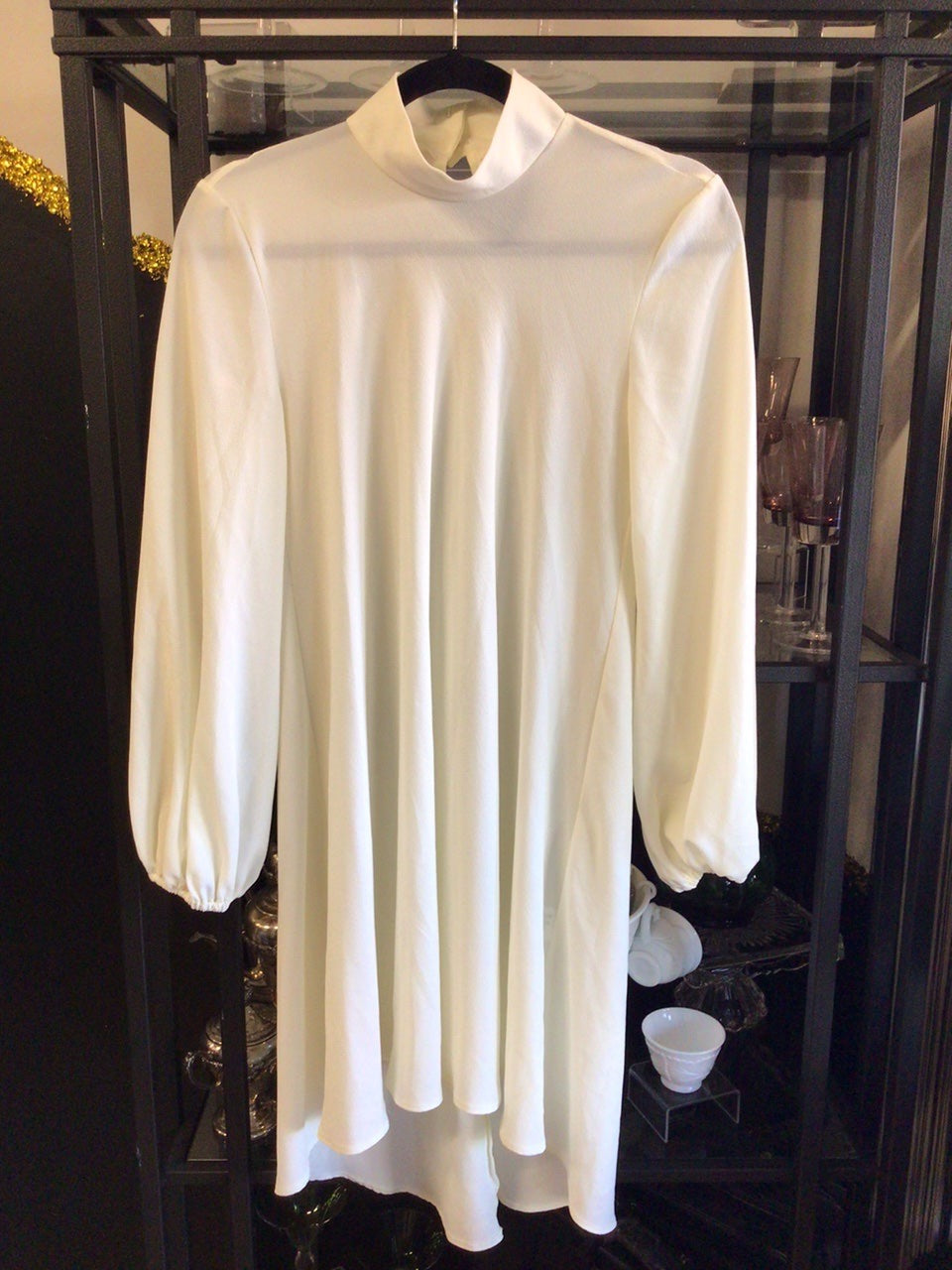 ALL WHITE PARTY DRESS, size M #116