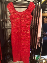 Load image into Gallery viewer, RED BODYCON DRESS, size 8/10  #3189
