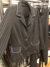 Load image into Gallery viewer, Black Pin Stripped Suit, Size 18  #346
