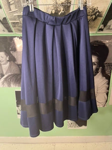 Deep Blu/Purple Skirt, size S. #862