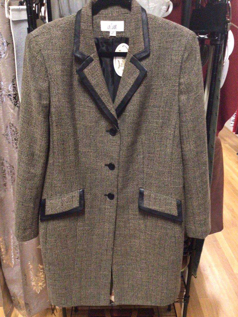 SUIT TRENCH COAT, size 14. #1727
