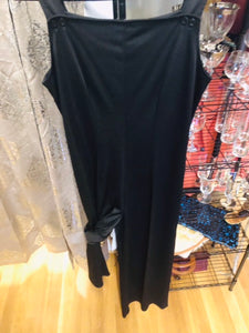 VINTAGE BLACK JUMPSUIT, size M  #3256