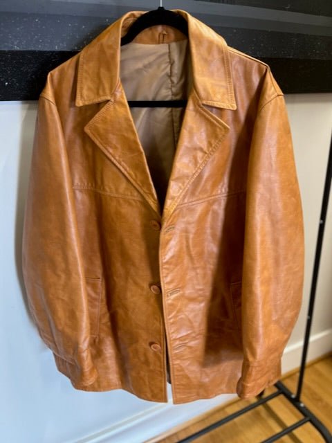 Gardini Italian Leather Blazer, size XL  #3023