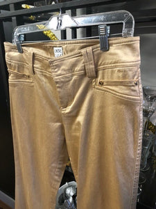 CACHE Gold Pants, size 10  #1158