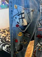 Load image into Gallery viewer, Vintage Hollister Custom Jeans, size 33  #2040
