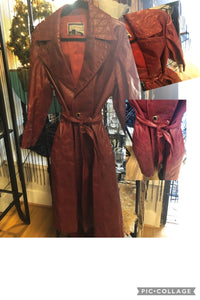 Vintage Trench, size 14  #1525