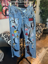 Load image into Gallery viewer, Vintage Hollister Custom Jeans, size 33  #2040

