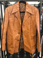 Load image into Gallery viewer, Vintage Leather Blazer/Coat, size M  #1523
