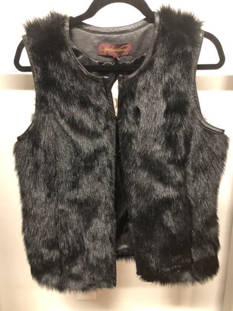 Faux Fur Vest, size M  #3018