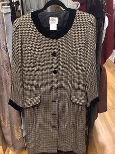 VINTAGE LONG SUIT JACKET, size 16  #3110