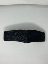 Load image into Gallery viewer, Black Leather belt, size S/M  #337
