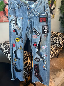Vintage Hollister Custom Jeans, size 33  #2040