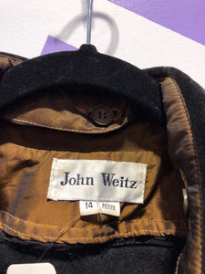 JOHN WIETZ COAT, Size 14. #1712